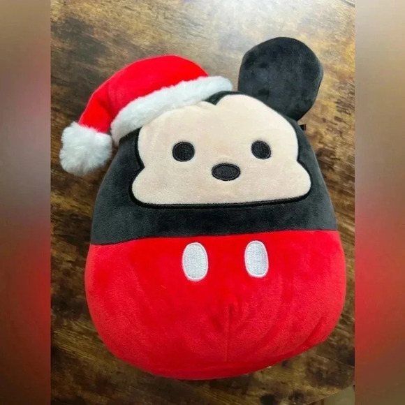 Disney | Kellytoy Squishmallow Santa Mickey. Mouse - Picture 6 of 11